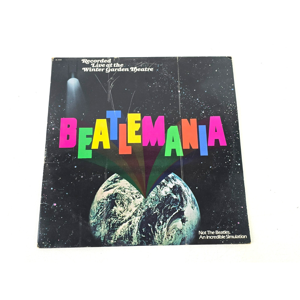 Vintage 1978 Beatlemania Live Winter Garden Theatre Double LP Record